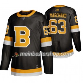 Boston Bruins Brad Marchand 63 Adidas 2019-2020 Schwarz Trikot Authentic - Herren